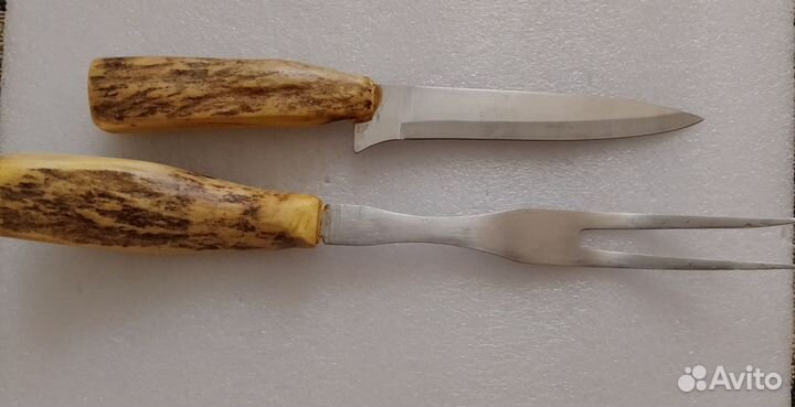 Пара охотничья разделочная. Рог лося