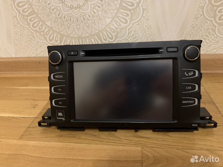 Головное устройство Тойота хайлендер 2015 г.в
