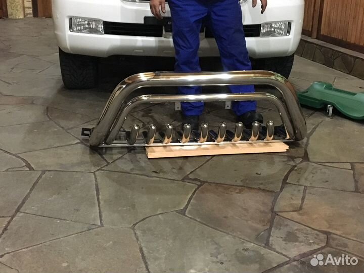 Защита бампера toyota land cruiser 200