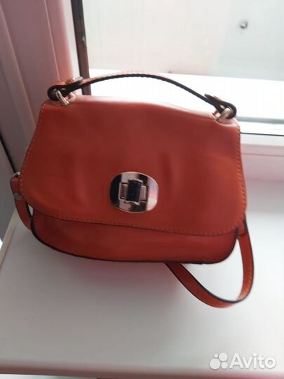 Женская стильная мини-сумочка (кожа-прес)