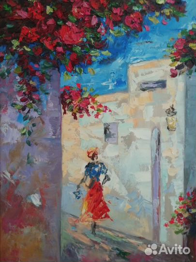 Интерьерная Картина маслом морской пейзаж