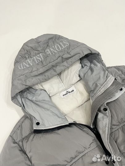 Пуховик Stone Island Nylon Metal-TC Grey