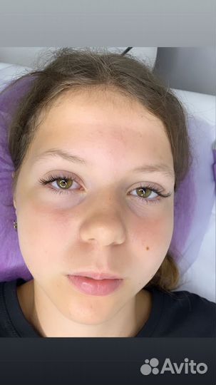 Наращивание ресниц модель