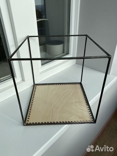 Каркас металлический квадратный для корзины