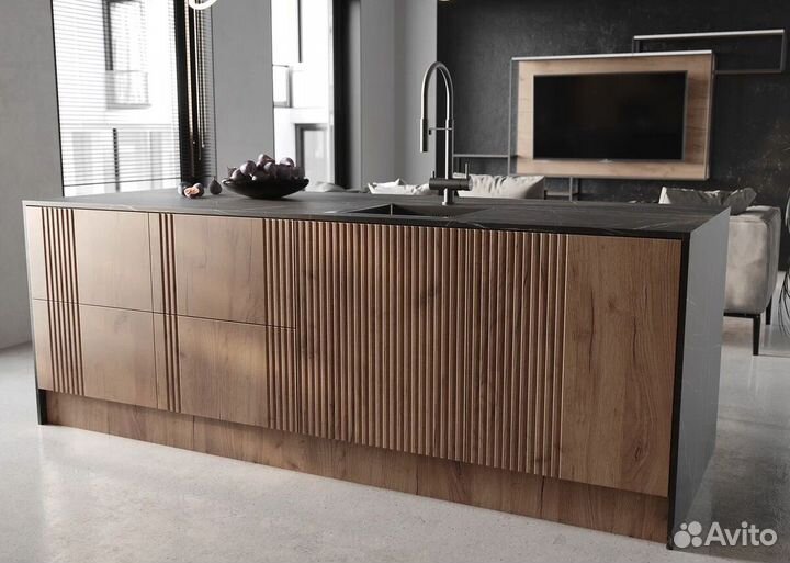 Кухня под потолок