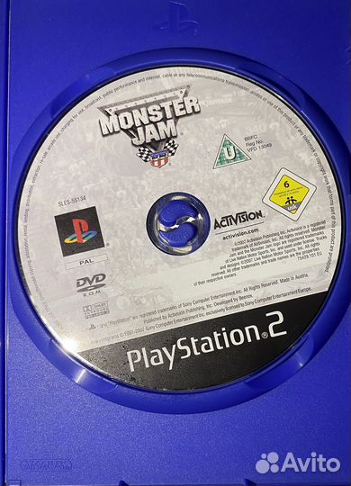 Диск для PS2: Monster Jam