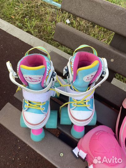 Роликовые коньки детские раздвижные