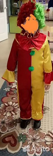 Новогодний костюм клоуна