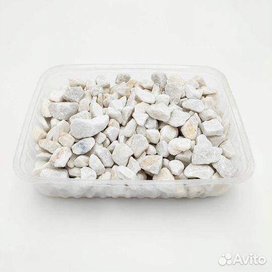 Декоративная мраморная крошка белая 500 г