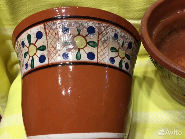 Комплект горшков керамических СССР