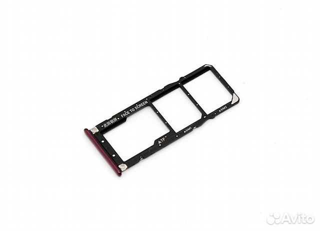 Лоток для SIM-карты Xiaomi Mi Play красный