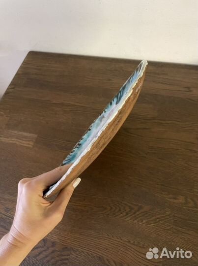 Тарелка блюдо ручная работа