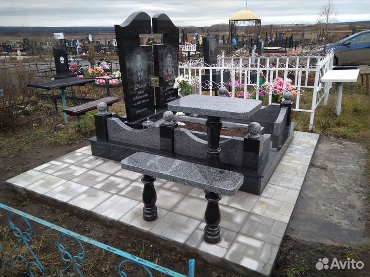 Памятники из гранита в Пензе, ограды, таблички