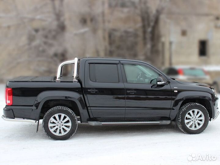 Дуга кузова нержавейка 76мм. Фольцваген Амарок