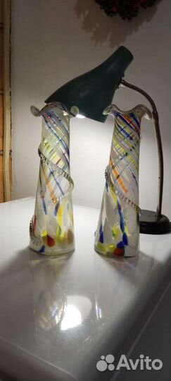 Ваза цветное стекло