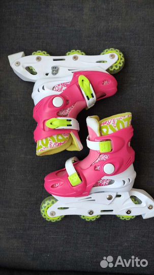 Роликовые коньки раздвижные 26-29 размер