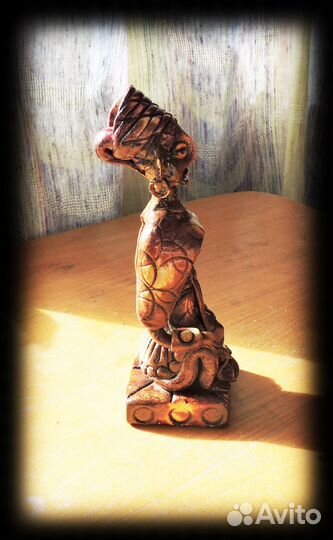 Статуэтка Кубинка, керамика 70 е годы Варадеро