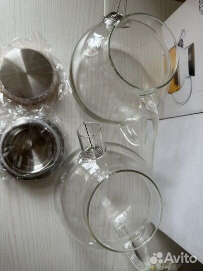 Чайник заварочный стеклянный