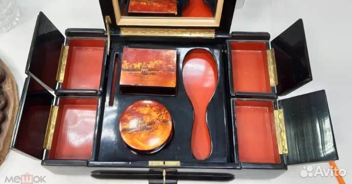 Дамский набор шкатулка папье-маше Китай