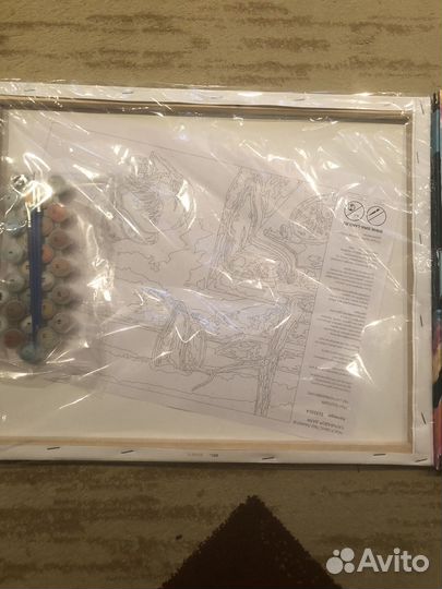 Картина по номерам новая на холсте С.Дали