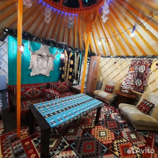 Юрта с баней