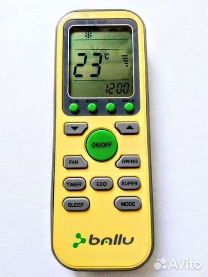 Пульт для сплит системы ballu