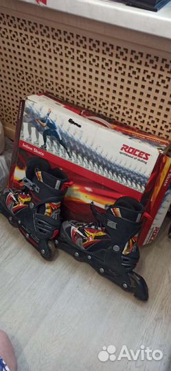 Роликовые коньки раздвижные р. 36-40