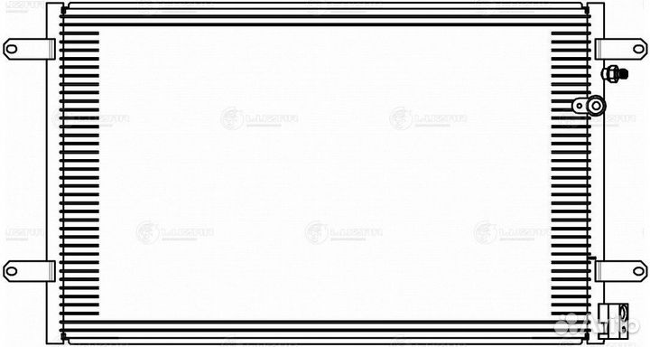 Радиатор кондиционера Ауди А6 04