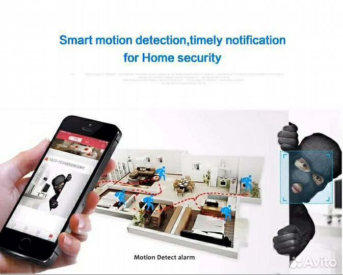 Wi-Fi панорамная IP камера HD 360 градусов