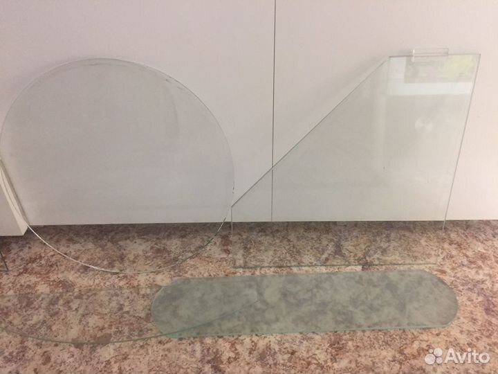 Полки Стеклянные Разные формы