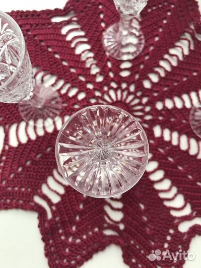 Хрустальные рюмки на ножке СССР гхз