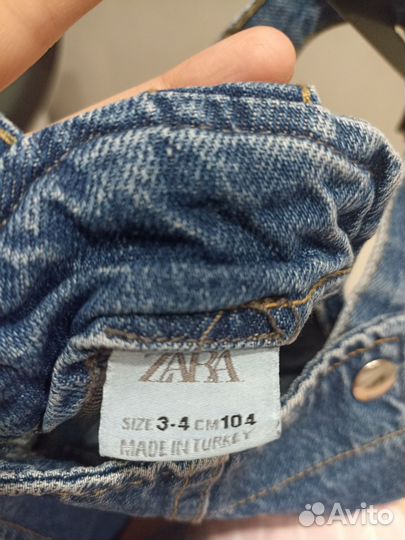 Комбинезон джинсовый Zara 104