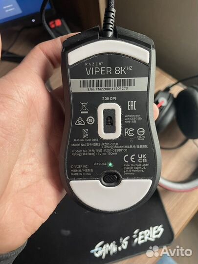 Игровая мышь razer viper 8KHZ