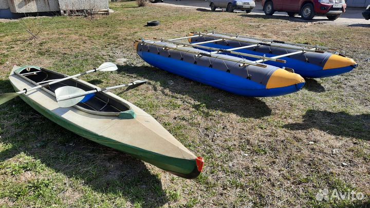 Катамаран Baseg 4, раскладушка