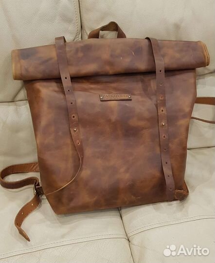 Рюкзак кожаный мужской натуральная кожа новый