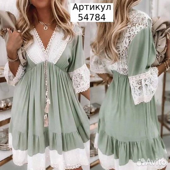 Платье женское гипюр