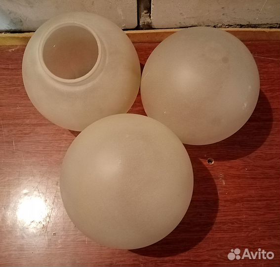 Плафоны для люстры стеклянные матовые