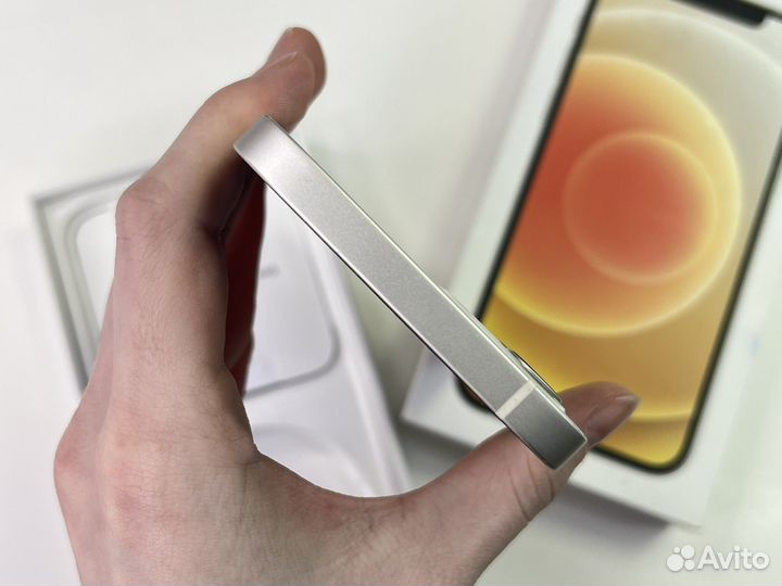 Ростест, с коробом iPhone 12 64Gb White sim+esim