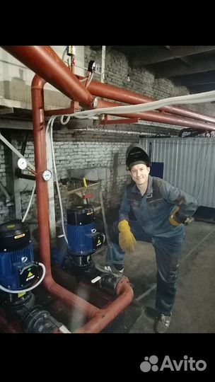 Сварщик.Замена батарей, стояков