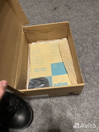 Ботинки native черные