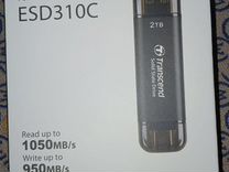 Внешний SSD 2 тб ESD310C USB 3.2 Gen 2 dual