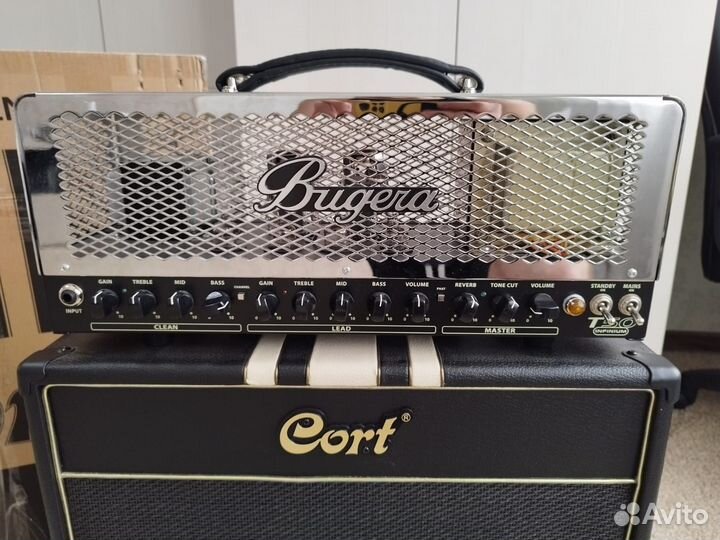 Стэк ламповый bugera T50-infinium каб Cort CMV112