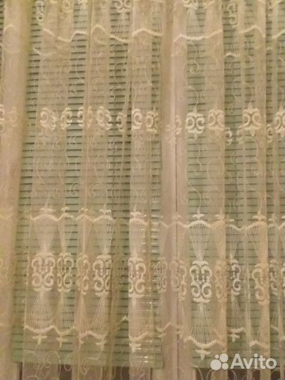 Комплект шторы и тюль бу