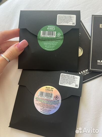 Пробники нишевой парфюмерии саше