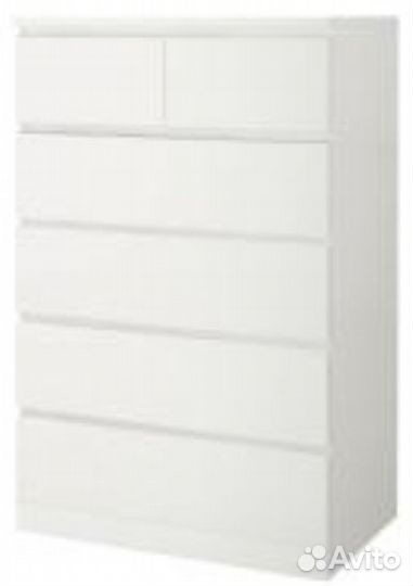Комод IKEA мальм 6 ящиков бу