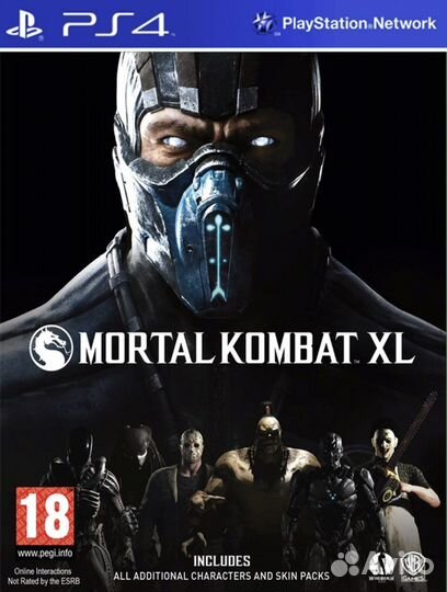 Игра Mortal Kombat XL Plastation 4 новый