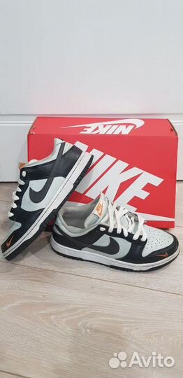 Кроссовки Nike Dunk Low Grey/Black