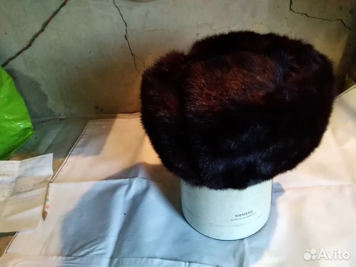 Шапка норковая мужская р. 56