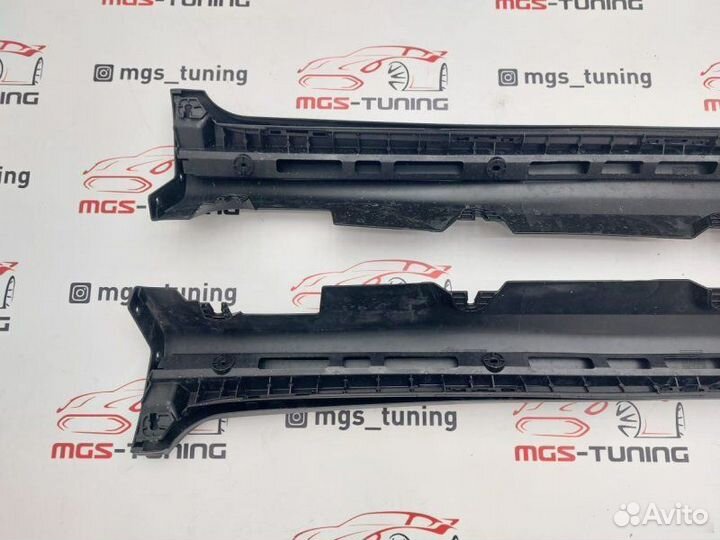 Накладки порогов Mercedes GLC X253 оригинал