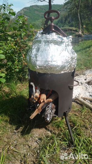 Афганский казан двухцветный